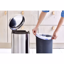 Brabantia 114021 Poubelle à Pédale Newicon avec Seau en Plastique, 20 L - Acier Mat - Additional view 5
