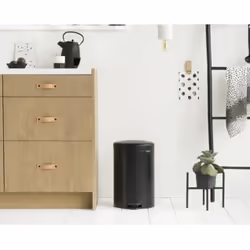 Brabantia 114106 trash can 20 L Round Black