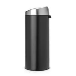 Brabantia Touch Bin, 30L Round Plastic, Stainless steel Black