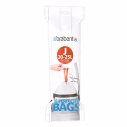 Brabantia 115585, 23 L, White, High-Density Polyethylene (HDPE), 550 mm, 535 mm, 20 pc(s)