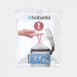 Brabantia PerfectFit trash bag 3 L White 60 pc(s)