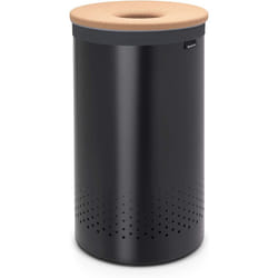 Brabantia Laundry Bin, Black, 60L