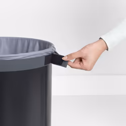 Brabantia Laundry Bin, Black, 60L