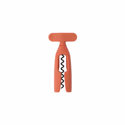 Brabantia 121944, Self pulling corkscrew, Pink, Plastic, Stainless steel, 80 mm, 34 mm, 160 mm