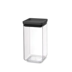 Brabantia Tasty+ Square Plastic Black, Transparent