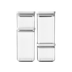 Brabantia Tasty+ Square Plastic Grey, Transparent