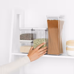 Brabantia Tasty+ Square Plastic Grey, Transparent