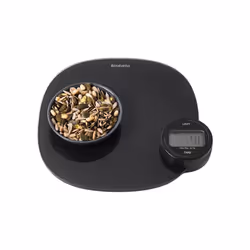 Brabantia Tasty+ Grey Countertop Round Electronic kitchen scale