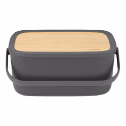 Brabantia 128264, Rectangular, Black, Wood, Wood, Bamboo, 395 mm, 255 mm