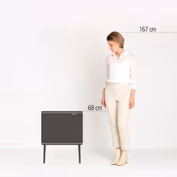 Brabantia Bo Touch Bin 34 L 2 basket(s) Beige