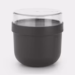 Brabantia Make & Take, Lunch container, Adult, Grey, Plastic, Monochromatic, Round