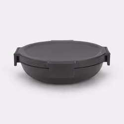 Brabantia Make & Take, Lunch container, Adult, Grey, Plastic, Monochromatic, Round