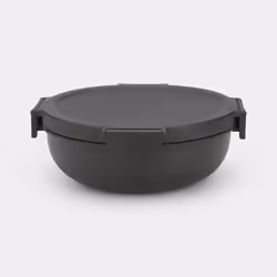 Brabantia Make & Take, Lunch container, Adult, Grey, Plastic, Monochromatic, Round