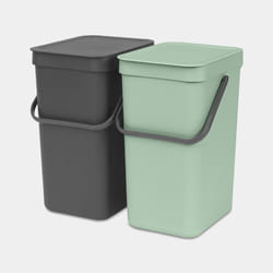 Brabantia Sort & Go Rectangular Plastic Green, Grey