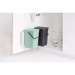 Brabantia Sort & Go Rectangular Plastic Green, Grey