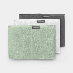 Brabantia 215827 cleaning pad Green, Grey, White Microfibre 3 pc(s)