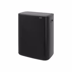Brabantia Bo Touch Bin 60 L Rectangular Plastic Black