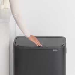 Brabantia Bo Touch Bin 60 L Rectangular Plastic Black - Additional view 6