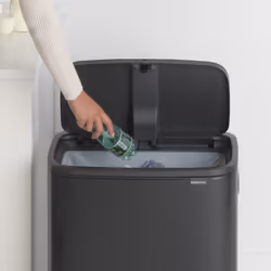 Brabantia Bo Touch Bin 60 L Rectangular Plastic Black - Additional view 7
