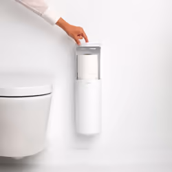 Brabantia MindSet White Roll toilet tissue dispenser