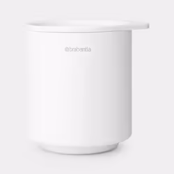 Brabantia MindSet, Storage bucket, White, Round, Metal, Monochromatic, Indoor