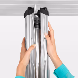 Brabantia 310829 laundry drying rack/line Floor-standing rack Silver