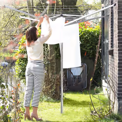 Brabantia 310829 laundry drying rack/line Floor-standing rack Silver - Additional view 5