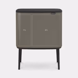 Brabantia Bo Touch Bin 34 L Rectangular Platinum
