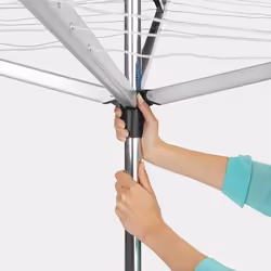 Brabantia Rotary Essential Top spinner dryer Grey, Metallic