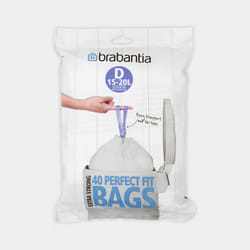 Brabantia PerfectFit trash bag 20 L White 40 pc(s)