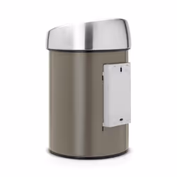 Brabantia 364464 trash can 3 L Round Plastic, Stainless steel Metallic, Platinum - Additional view 3