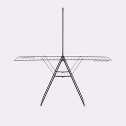 Brabantia 403521, Floor-standing rack, Black, 25 m, 3 shelves, 66 cm, 10 cm
