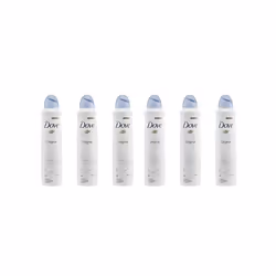 6 x 250ml Dove Women Deodorant Spray Original