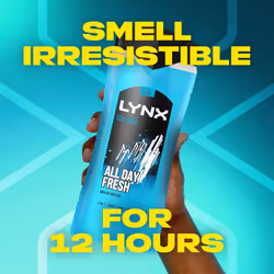 Lynx Ice Chill 12H Refreshing Fragrance Shower Gel Bodywash, 6x 500ml