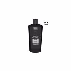 2 x 700ml Lynx Body Wash Black, Frozen Pear & Cedarwood Scent.