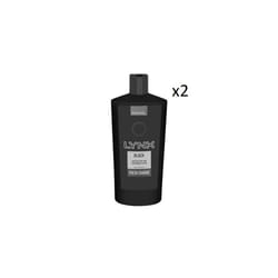 2 x 700ml Lynx Body Wash Black, Frozen Pear & Cedarwood Scent.
