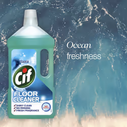 2 Pack Cif No Residues Floor Cleaner, Ocean, 950ml - Additional view 4