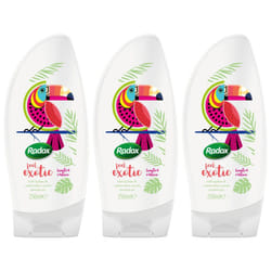 Radox Feel Exotic Shower Gel 250ml, 3 or 6 Pack - Buy 3