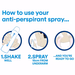 Sure Women Antiperspirant Deodorant, Shower Fresh, 6 Pack, 250ml