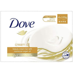 Dove Cream Oil Beauty Cream Bar 4 x 100 g