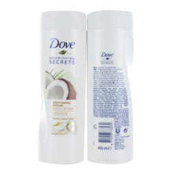 Dove Nourishing Secrets Restoring Ritual Body Lotion 400ml with Coconut Oil and Almond Milk - All Skin Types