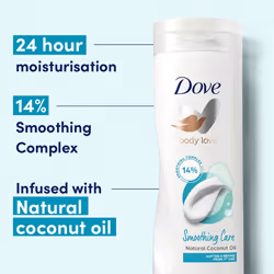 Dove Smoothing Care with Natural Coconut Oil 3x400ml