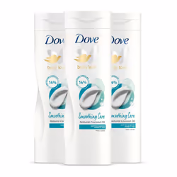 Dove Smoothing Care with Natural Coconut Oil 3x400ml