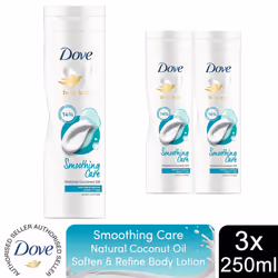 Dove Nourishing Secrets Body Lotion with Coconut Oil & Almond, 3x250ml