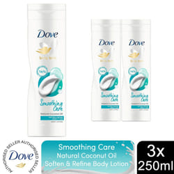 Dove Nourishing Secrets Body Lotion with Coconut Oil & Almond, 3x250ml