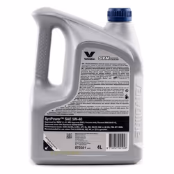 Valvoline Synpower 5W-40 4l Engine oil 872381 HONDA: CIVIC 7 Hatchback, VOLKSWAGEN: Polo IV Hatchback, NISSAN: Micra IV Hatchback