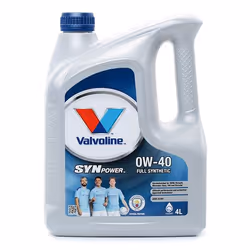 Engine oil; Valvoline; SynPower; 0W-40 4; for VOLKSWAGEN, BMW, MERCEDES-BENZ, AUDI, SKODA