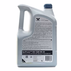 Engine oil; Valvoline; SynPower DX1; 5W-30 5 Synthetic Oil