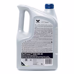 Engine oil; Valvoline; SynPower; 5W-40 5; for AUDI, MERCEDES-BENZ, BMW, NISSAN, HYUNDAI