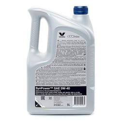 Valvoline Synpower 5W-40 5l Engine oil 872382 AUDI: A5 B8 Coupe, A4 B8 Avant, A4 B9 Saloon, MERCEDES-BENZ: GLC Off-Road, C-Class Saloon